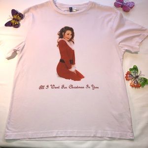 Mariah Carey “All I want for Christmas” T-Shirt, Medium, pre-owned